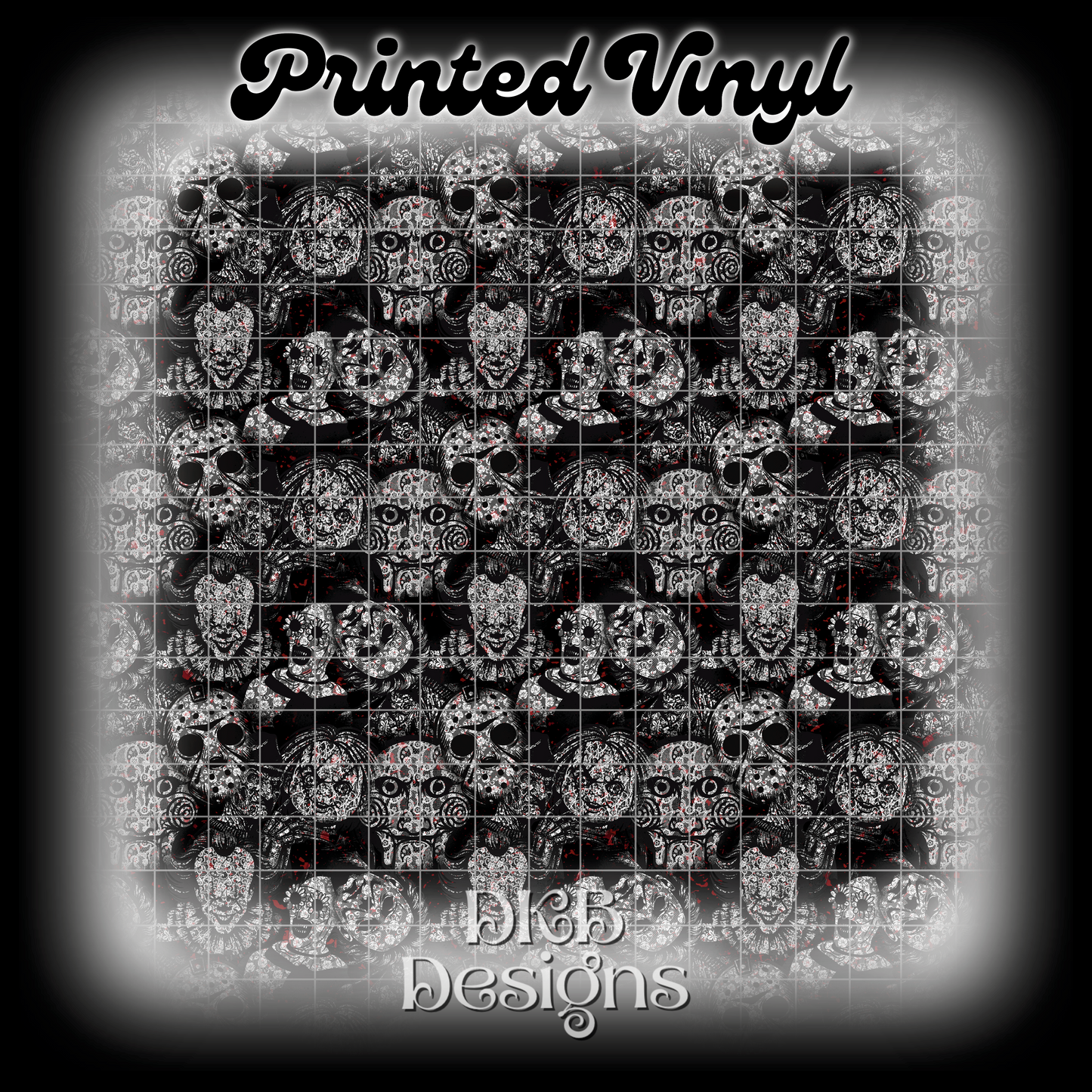 Lace horror Printed Vinyl