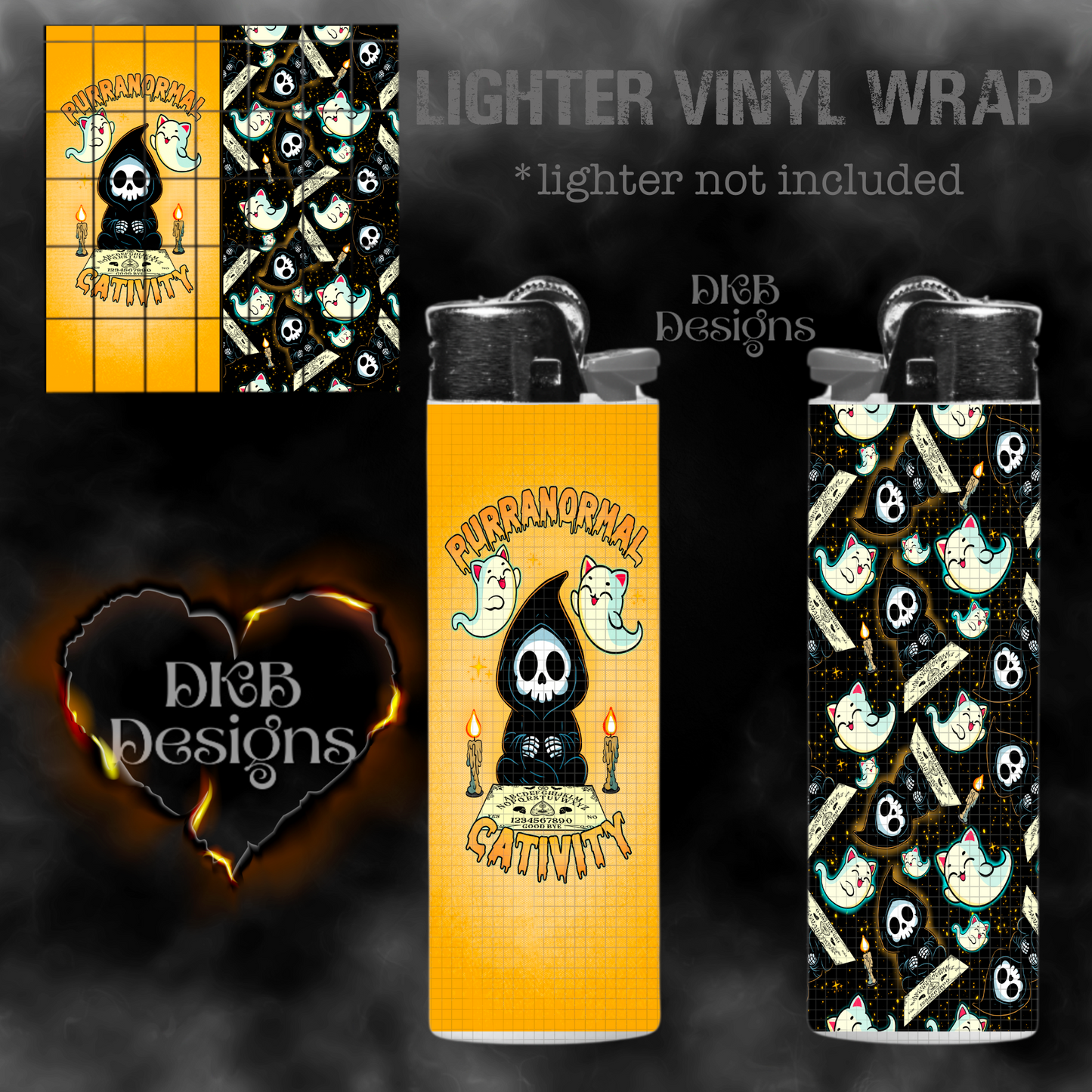 Purranormal Cativity Lighter vinyl wrap