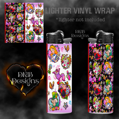 Rabbit hole Lighter vinyl wrap