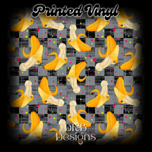 Banana Printed Vinyl