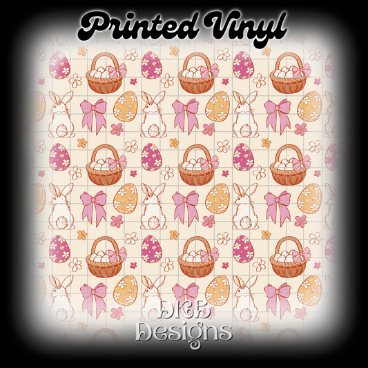 Bunnies Printed Vinyl