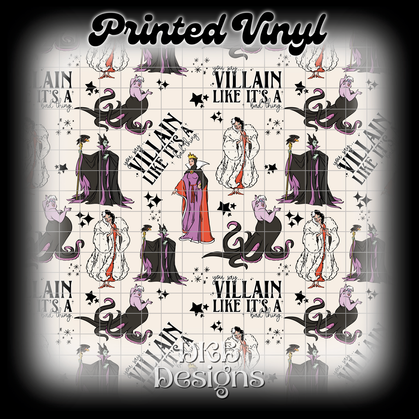 Villian Printed Vinyl