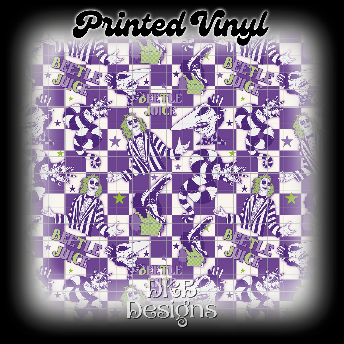 Purple Juice Printed Vinyl