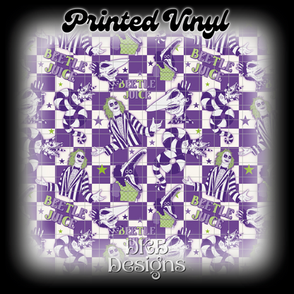 Purple Juice Printed Vinyl