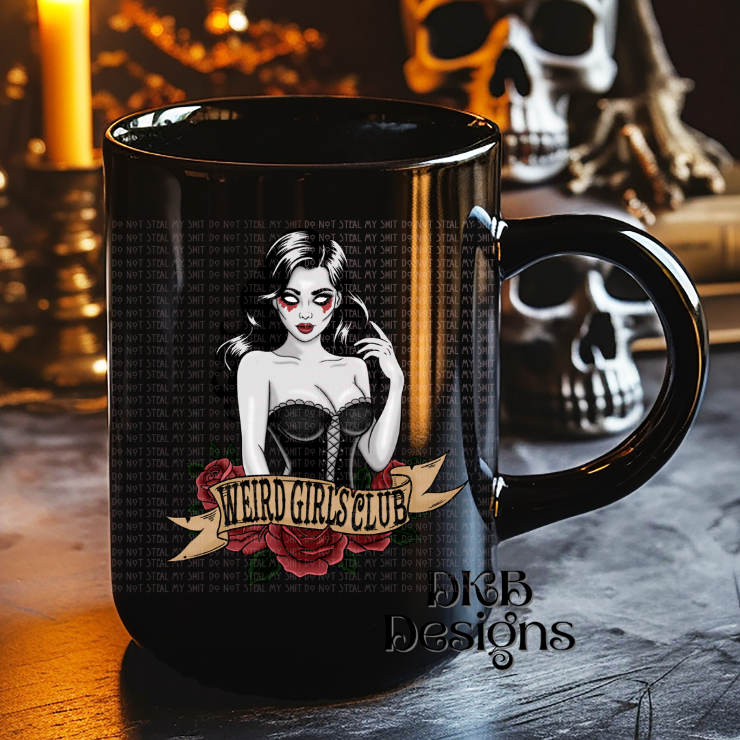 Weird girls club UV DTF