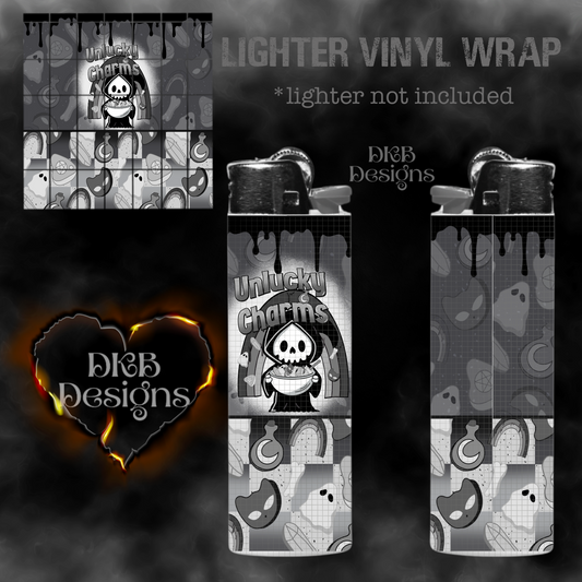 Unlucky charms Lighter vinyl wrap