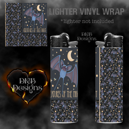 Creatures of the night lighter vinyl wrap