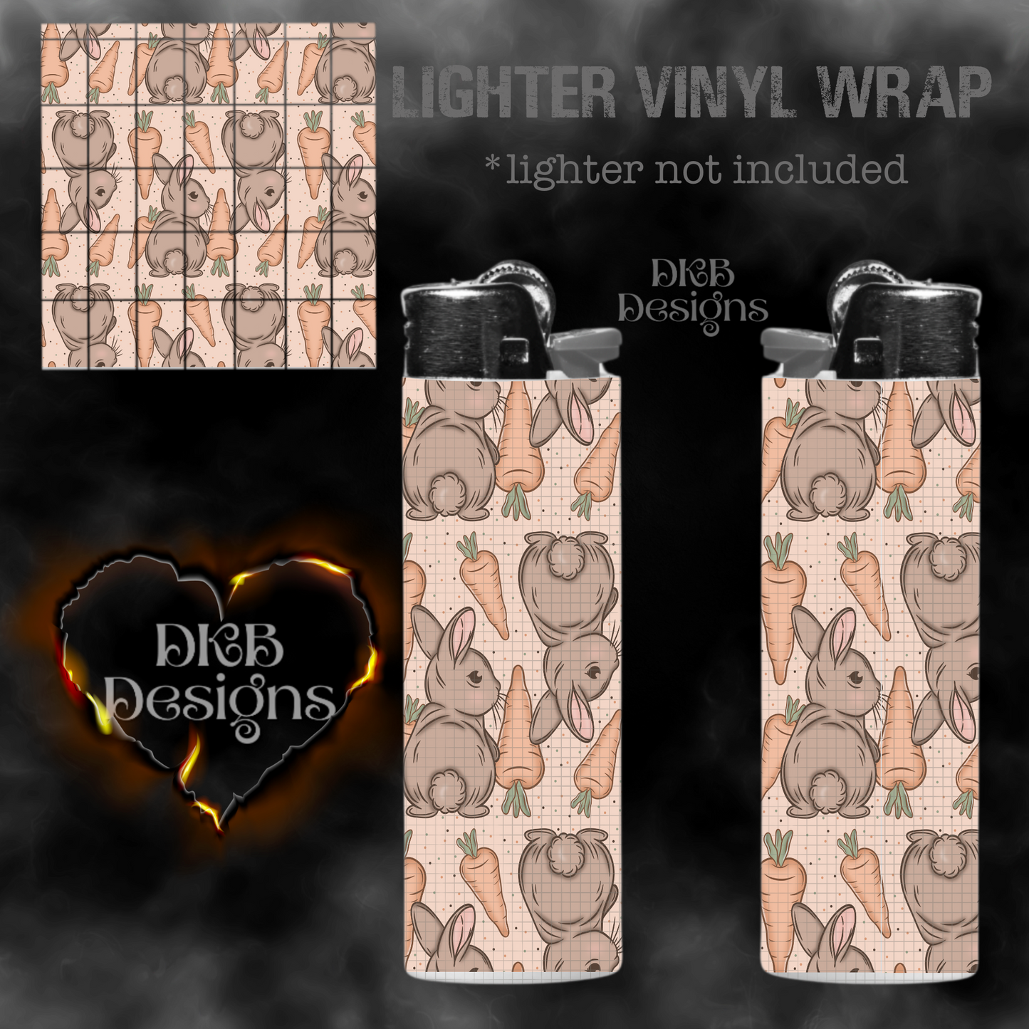 Bunny Lighter vinyl wrap