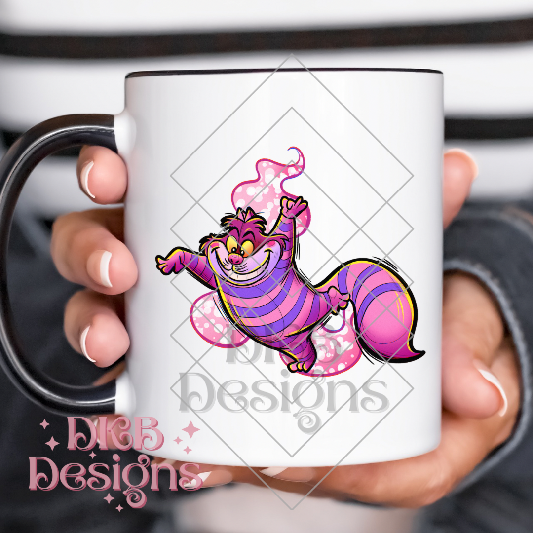 Rabbit hole cat UV DTF