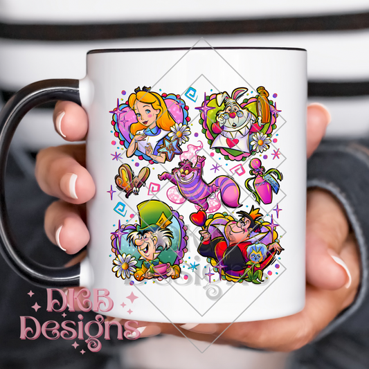 Rabbit hole collage UV DTF