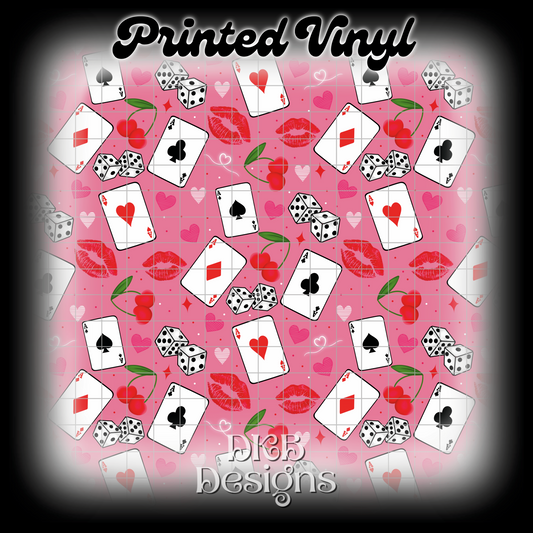 Feelin lucky Printed Vinyl