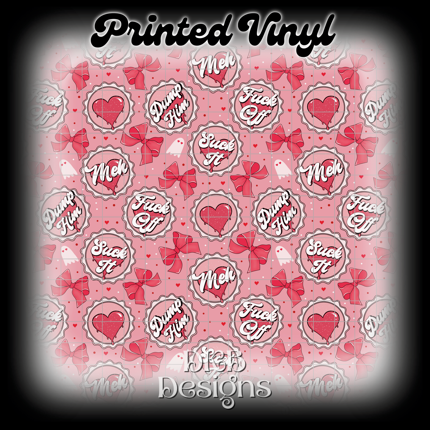 Bottle cap Printed Vinyl