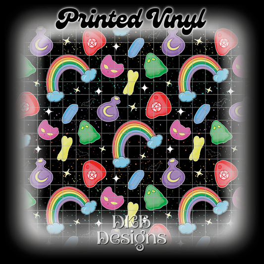 Unlucky charms Printed Vinyl