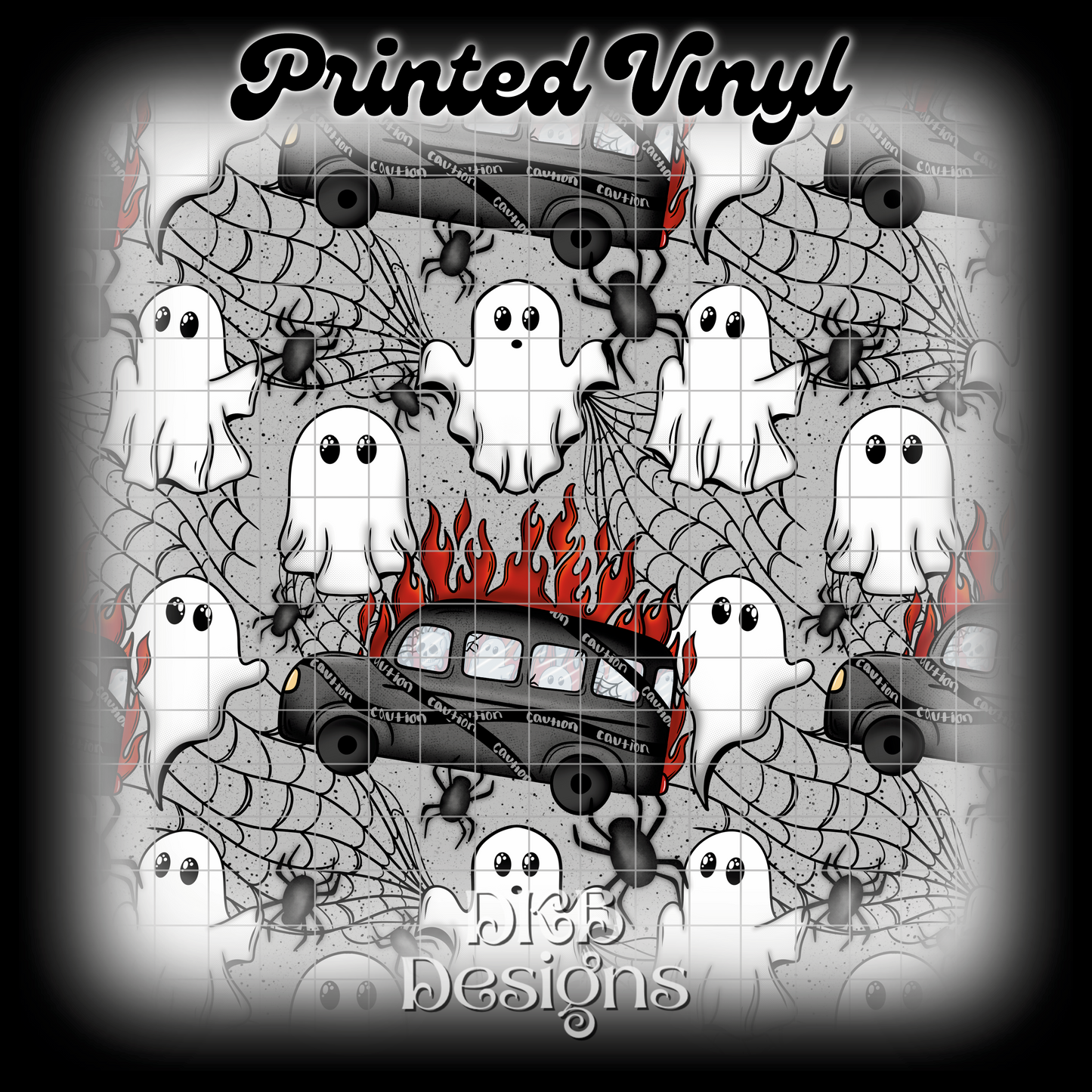 Hell bus Printed Vinyl