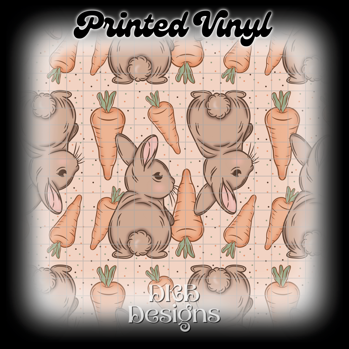 Bunny Printed Vinyl