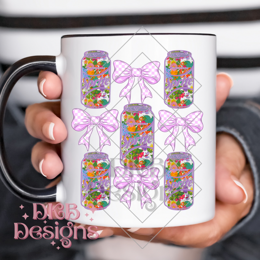 Lemon lime soda UV DTF