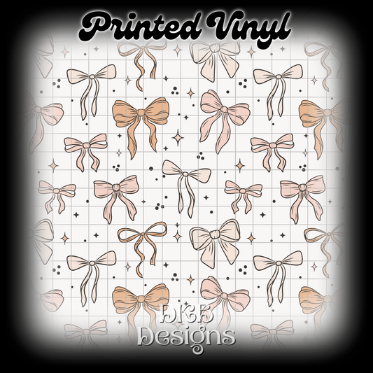 Soft bows Printed Vinyl