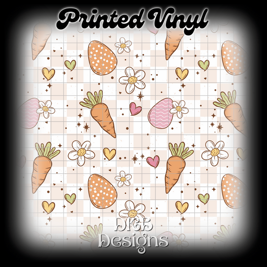 Easter eggs Printed Vinyl