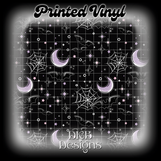 Bat moon Printed Vinyl