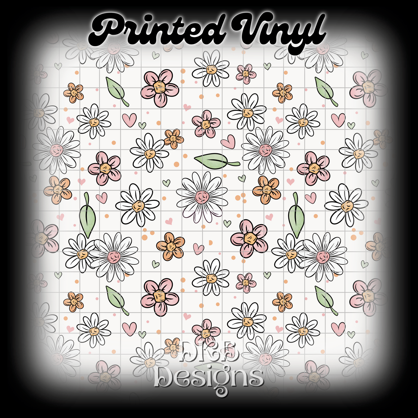 Florals Printed Vinyl