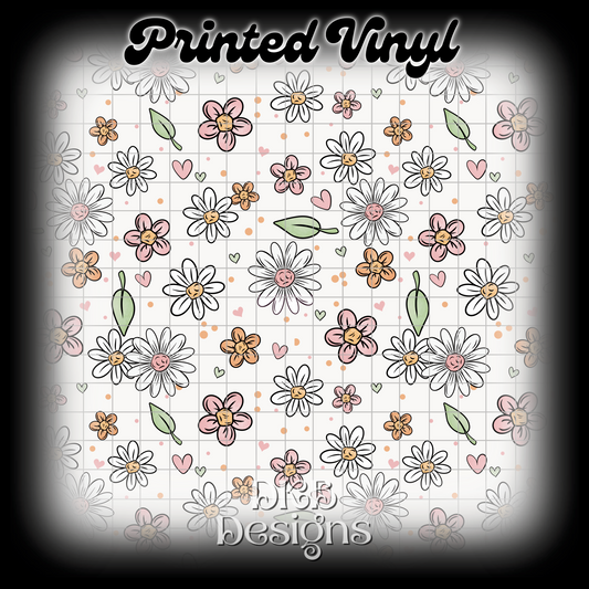 Florals Printed Vinyl