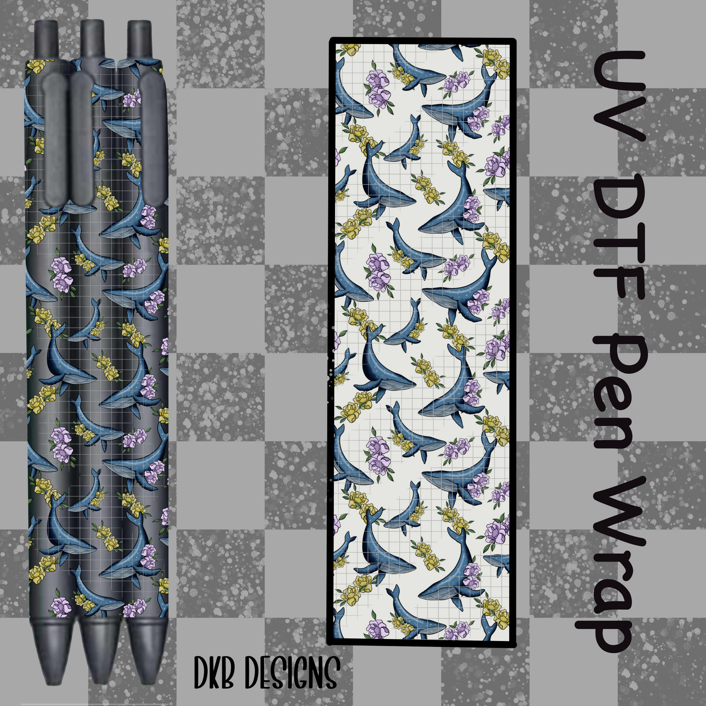 Deep waters large UV DTF