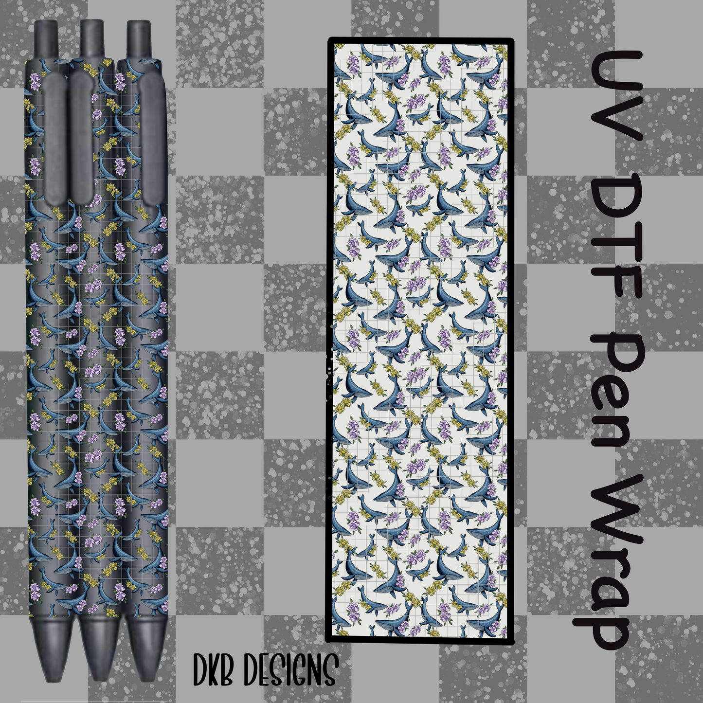 Deep waters small UV DTF