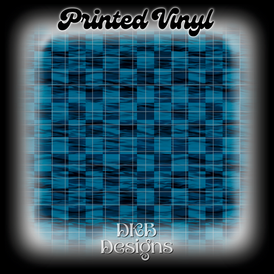 Colorful & deadly checker Printed Vinyl