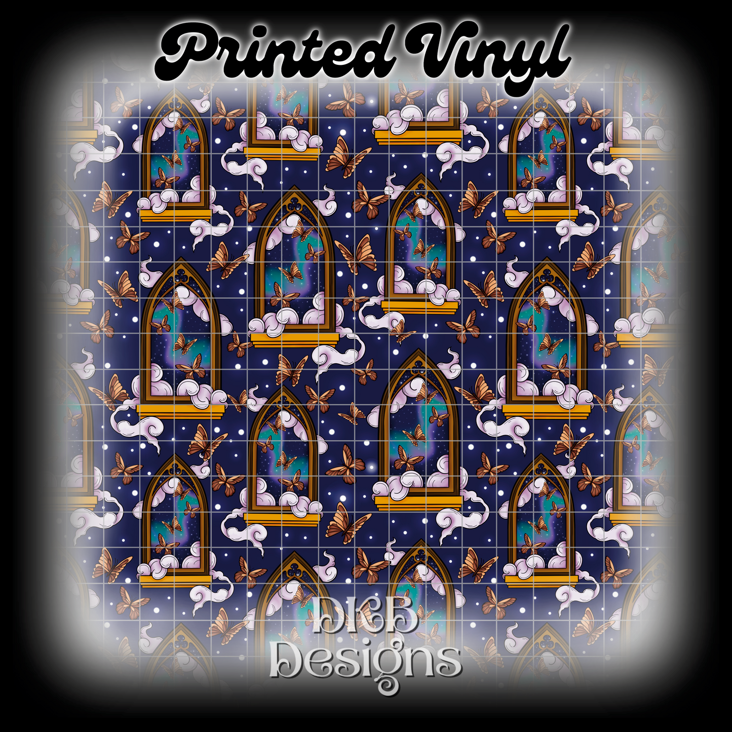 Chaos and moon dust Printed Vinyl