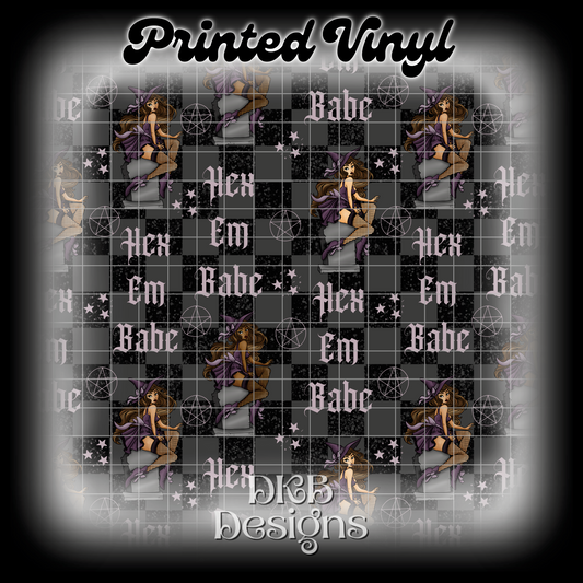 Hex em babe Printed Vinyl