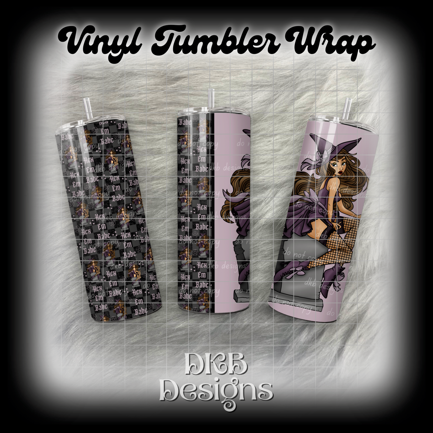 Hex em 2 vinyl tumbler wrap