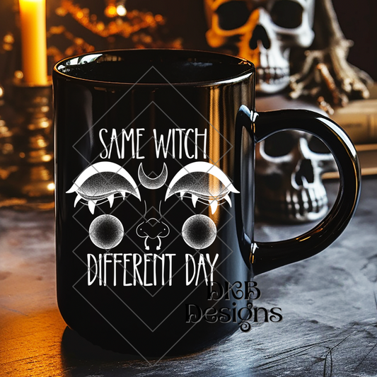 Same witch white UV DTF
