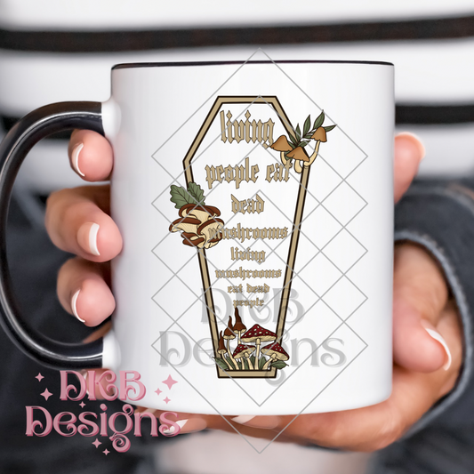 Living mushrooms UV DTF