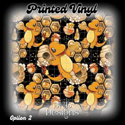 Char mander Printed Vinyl