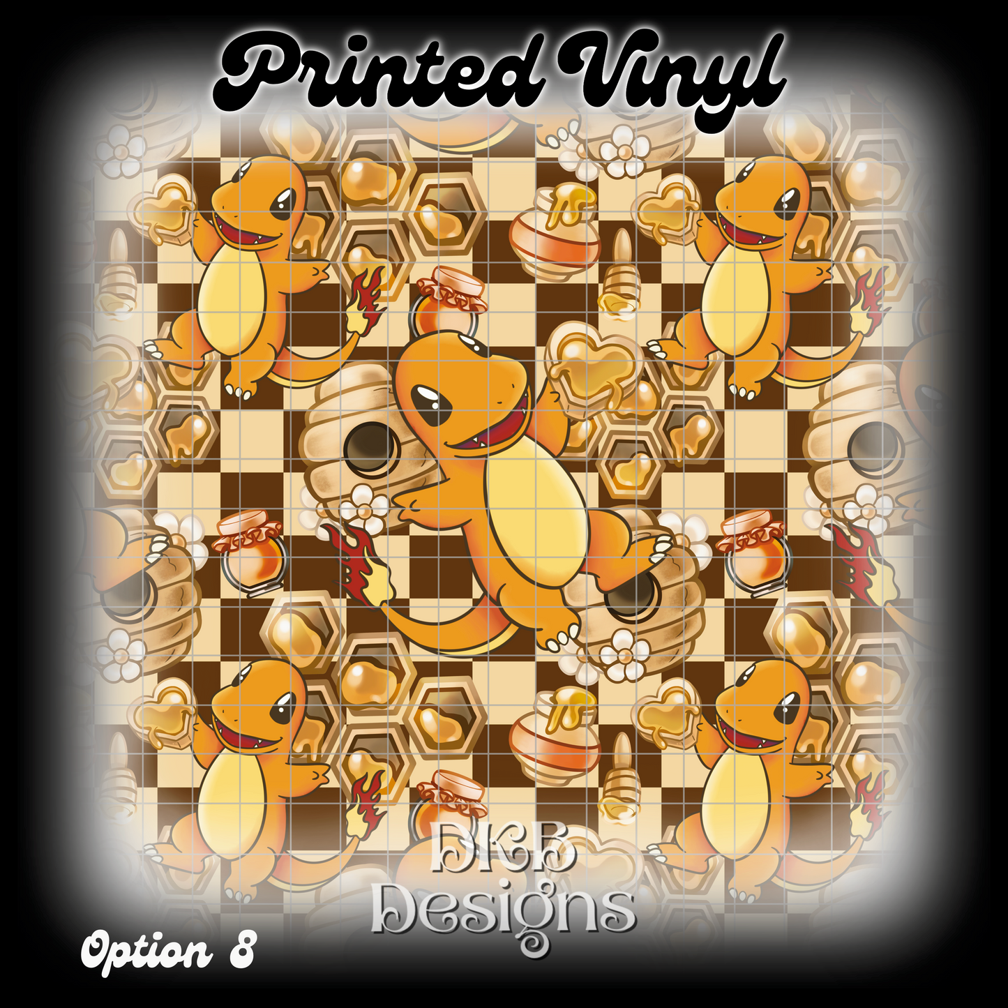 Char mander Printed Vinyl