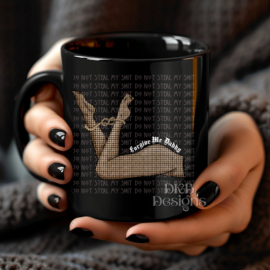 Forgive Me (white) UV DTF