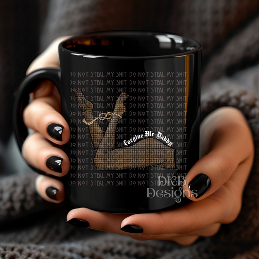 Forgive Me (white) UV DTF