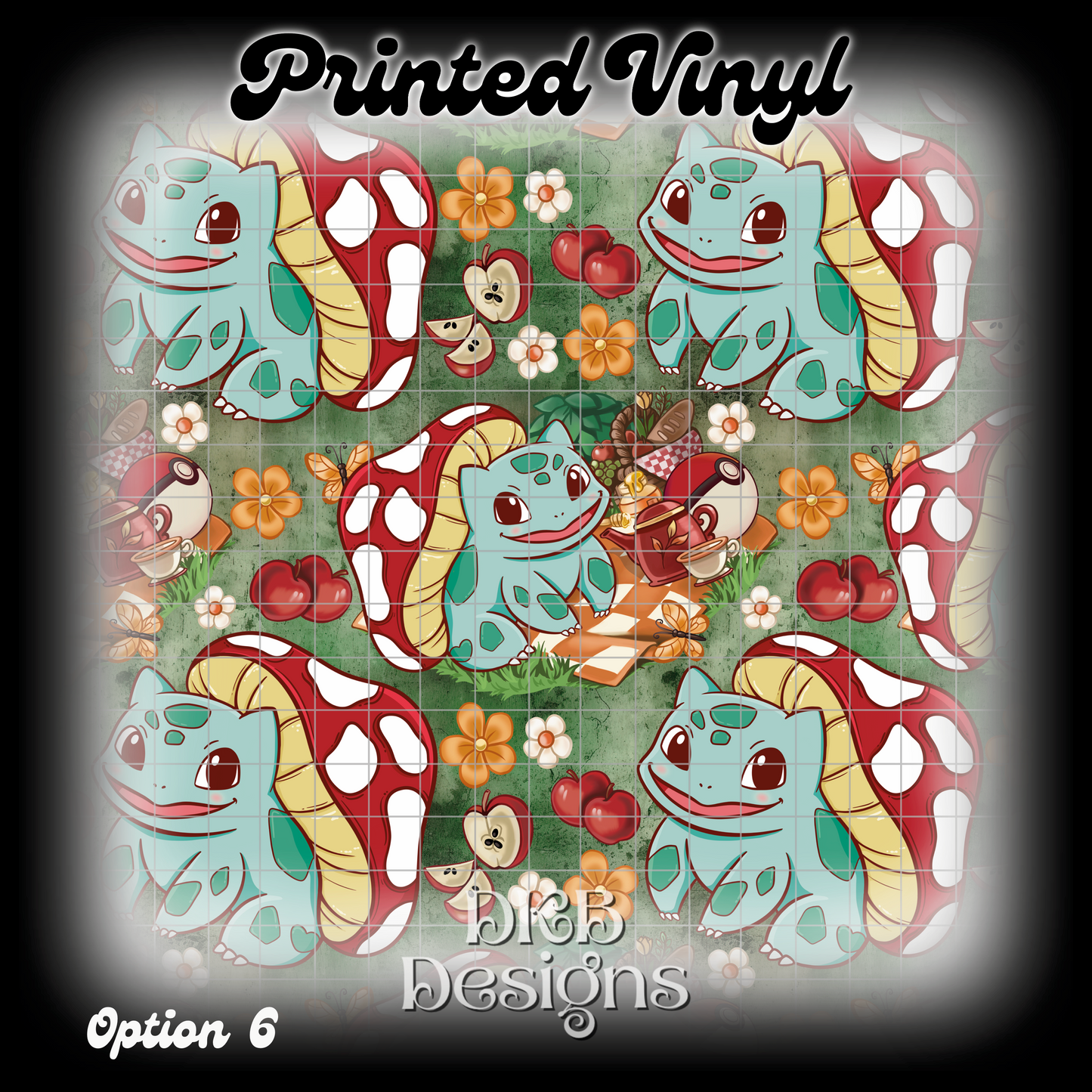 Bulb asaur Printed Vinyl