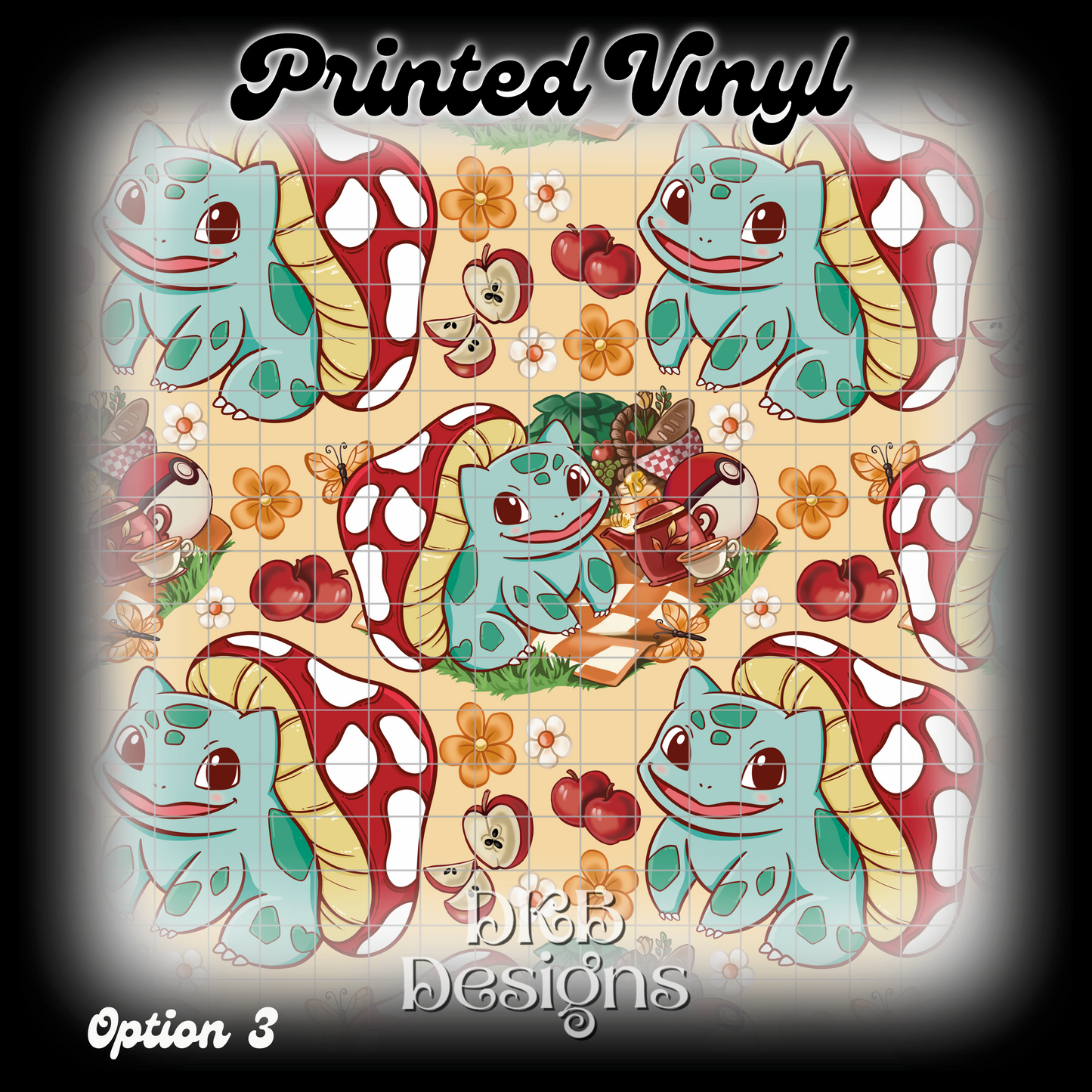 Bulb asaur Printed Vinyl