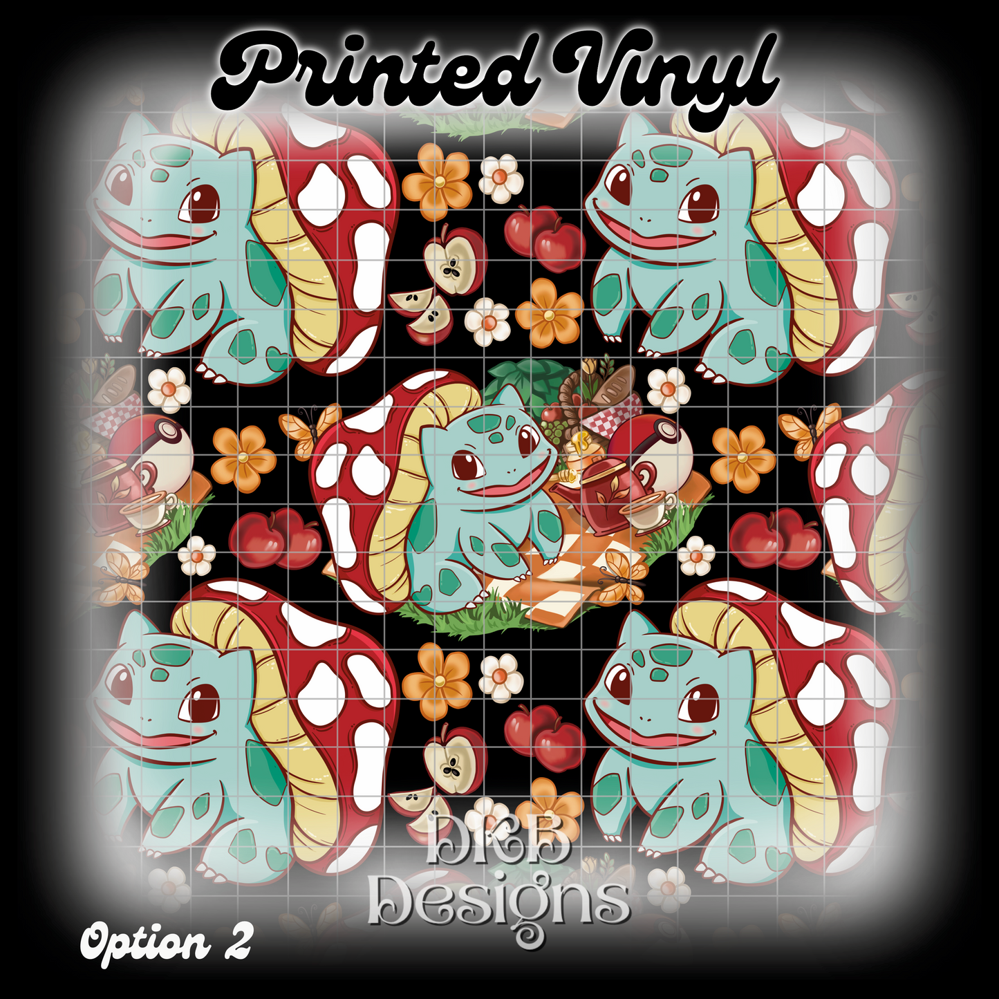 Bulb asaur Printed Vinyl