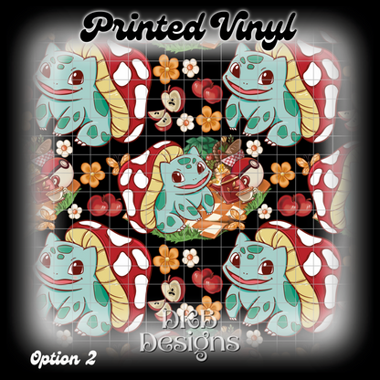 Bulb asaur Printed Vinyl