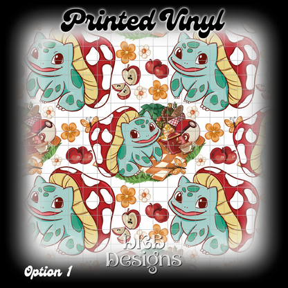 Bulb asaur Printed Vinyl