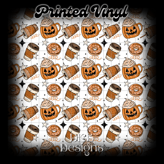 Fall breakfast Printed Vinyl