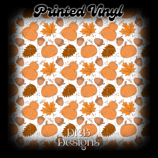 Fall Printed Vinyl