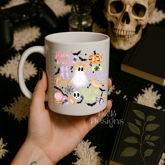 Spooky collage UV DTF