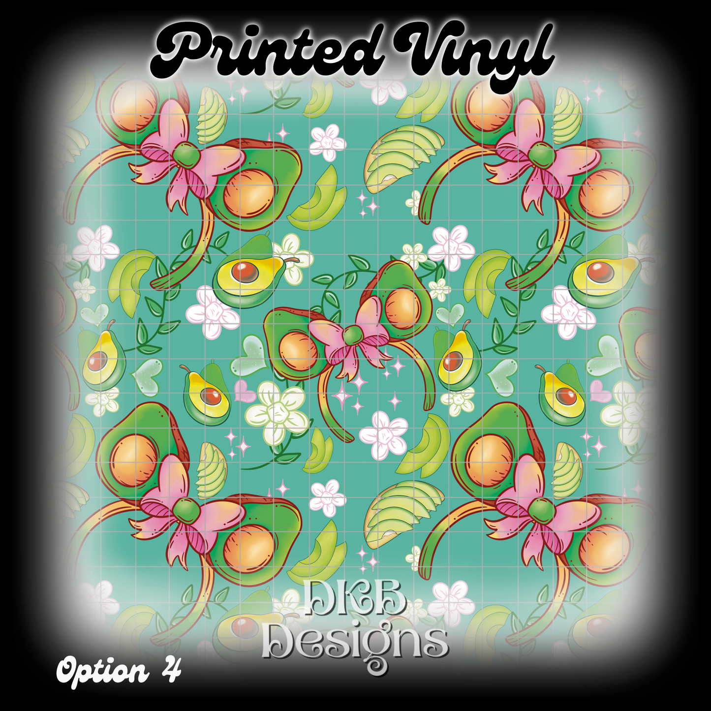 MD avocado Printed Vinyl (13 color ways)