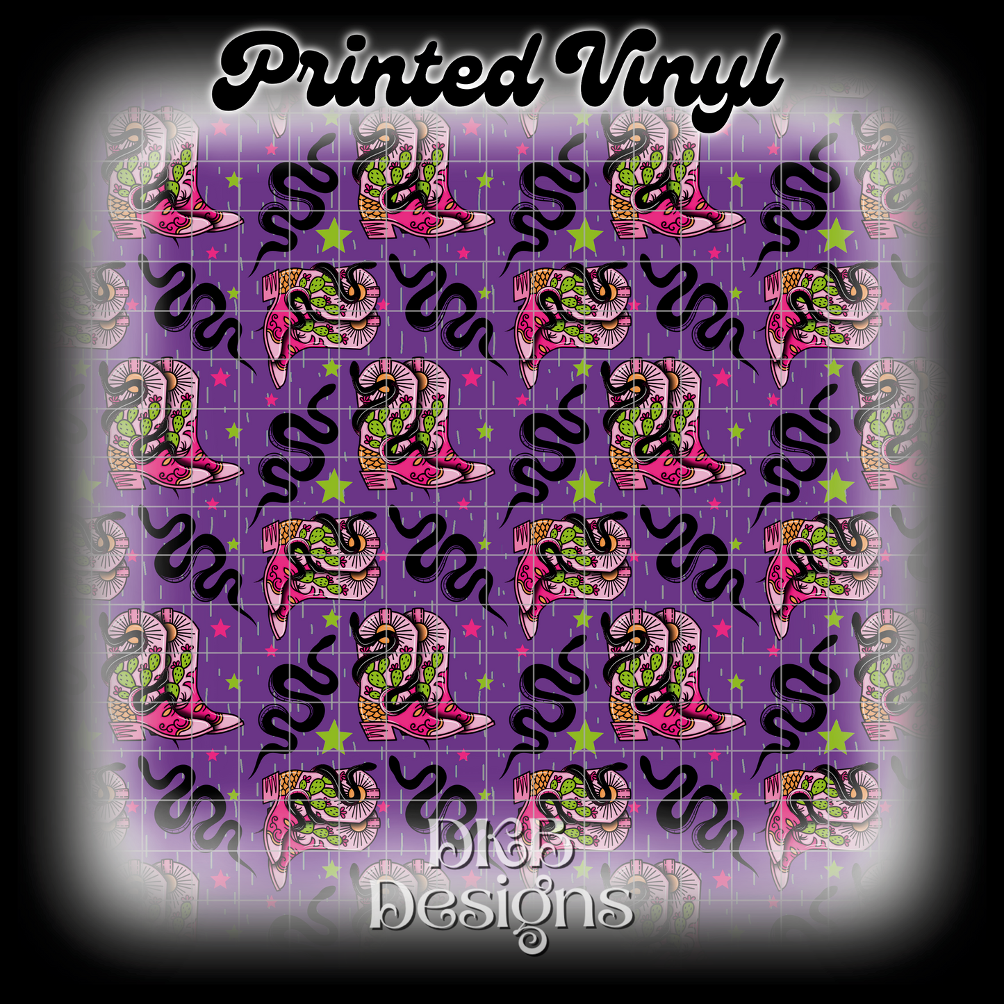 Don’t trip western Printed Vinyl