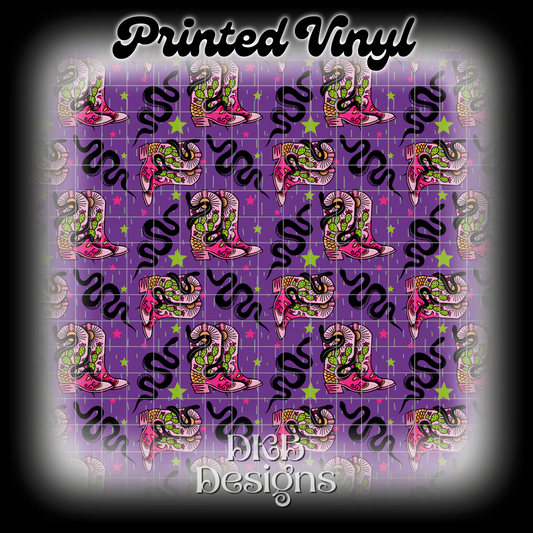 Don’t trip western Printed Vinyl