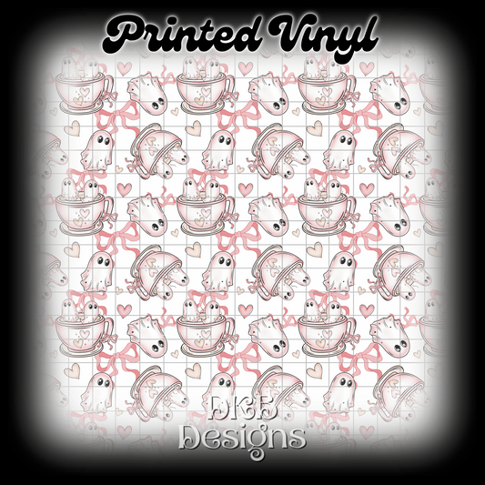 Tea ghost Printed Vinyl