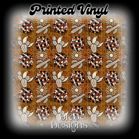 Stay Wild West  Printed Vinyl